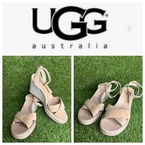 UGG Jasmine Wedge Espadrille Strappy Sandals 7‎